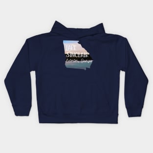 Lake Sinclair in Eatonton, Georgia Art Kids Hoodie